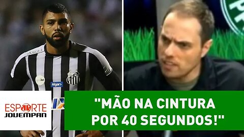 Repórter DETONA Gabigol: "mão na cintura por 40 SEGUNDOS!"