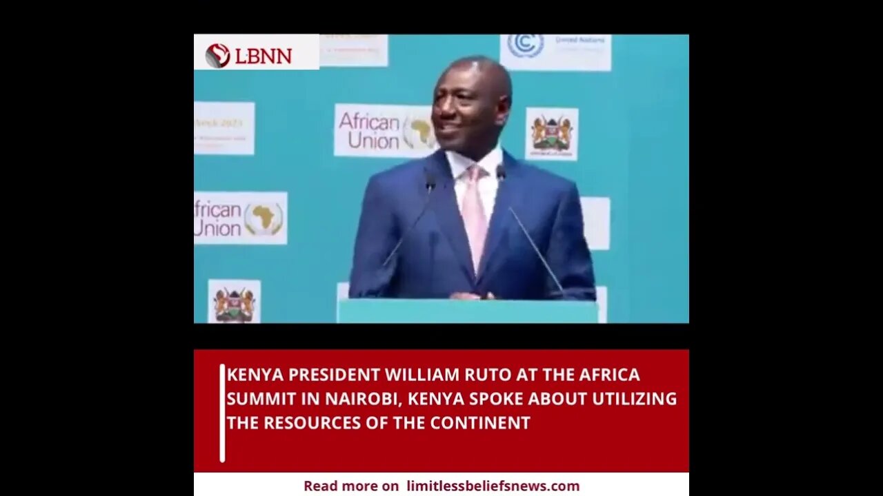 Unlocking Africa's Wealth: President William Ruto Reveals Key Resources for Self-Sufficiency