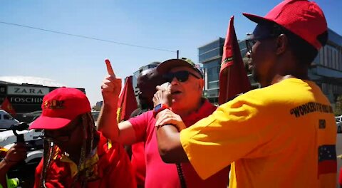 SOUTH AFRICA - Johannesburg - United Front and NUMSA march (RnF)