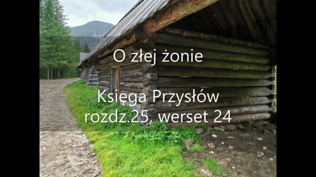 O złej żonie Księga Przysłów , rozdz.25, werset 24