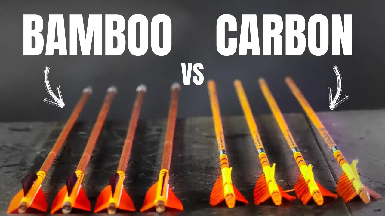 Bamboo vs Carbon Arrows --- "WHICH IS BEST?" & (The basic differences)