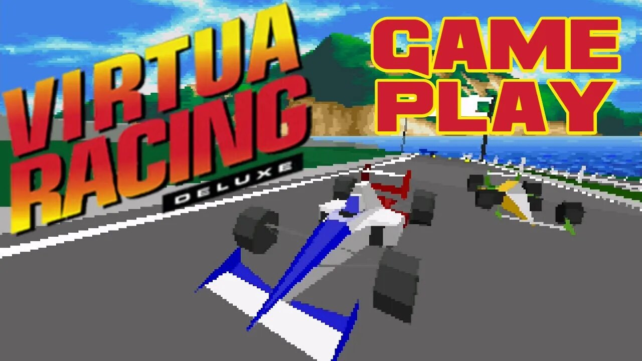 Virtua Racing Deluxe - Sega Genesis 32X Gameplay 😎Benjamillion