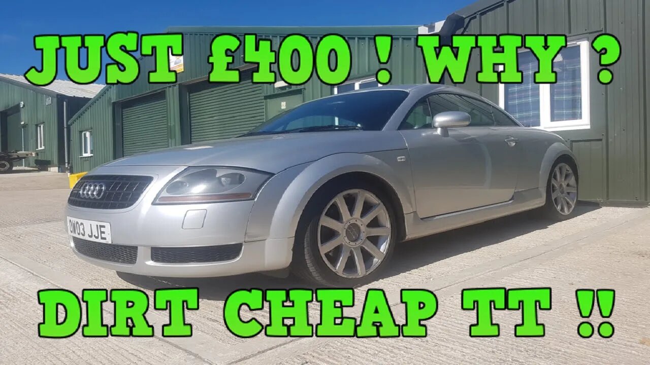 Why was this Audi TT 1.8 Turbo Quattro so DIRT cheap?!