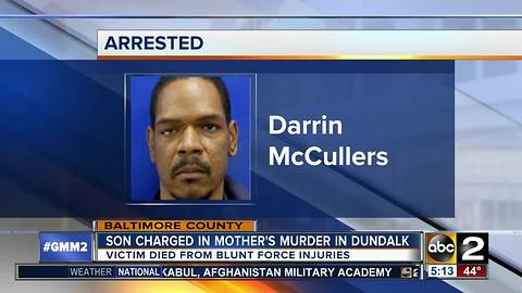 Son charged in mother's murder in Dundalk