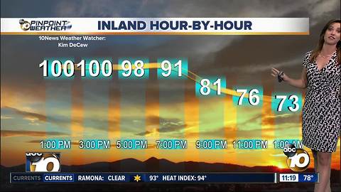 10News Pinpoint Weather with Meteorologist Megan Parry