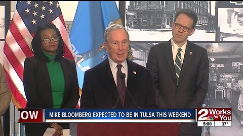 Mike Bloomberg expected to visit Tulsa this weekend