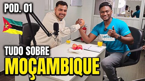 MEU PRIMEIRO PODCAST DIRETO DE MOÇAMBIQUE 🇲🇿 | ENTREVISTA COM @cardosojnr