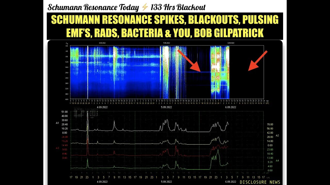 Huge Schumann Resonance Spikes, Blackouts, Pulsing EMF’s, The Symbiotic Relationship, Bob Gilpatrick