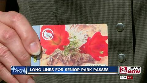 Long lines at the National Park Service for $10 pass 5p.m.