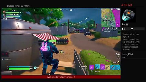 Trek2m is Playing Fortnite with friends still streaming until 6 Feet under Episode 564