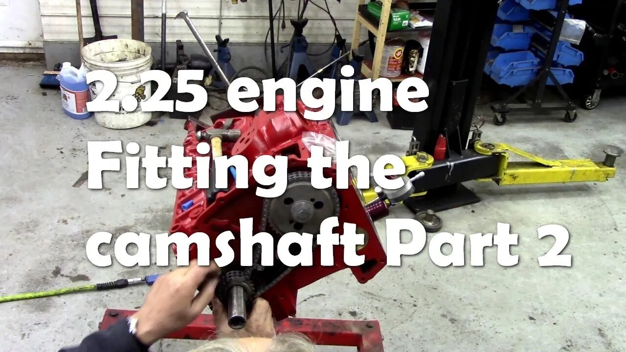 2 25 engine Fitting the camshaft and timing gears Part 2