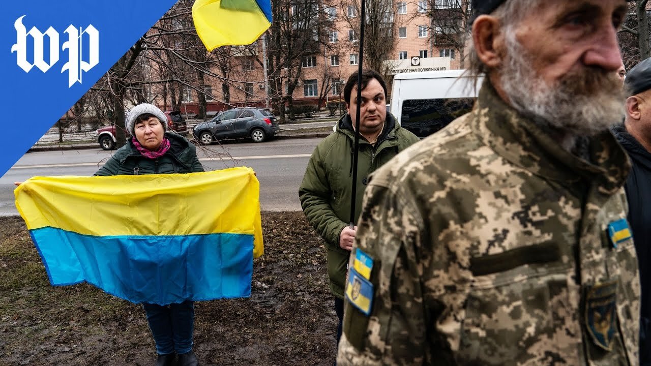 ‘He will be stopped’: Ukrainians vow to stand up to Putin