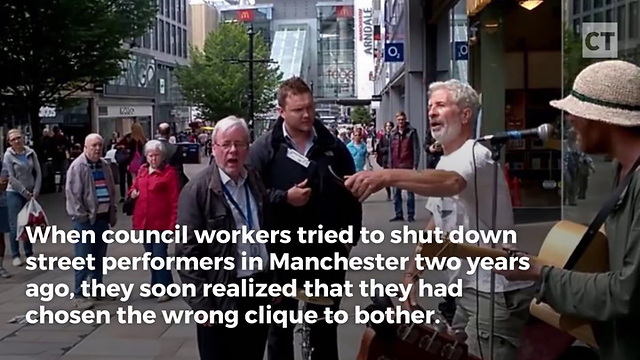 Council Council Tries to Stop Street Band, So They Perform Song