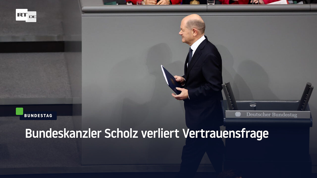 Bundeskanzler Scholz verliert Vertrauensfrage