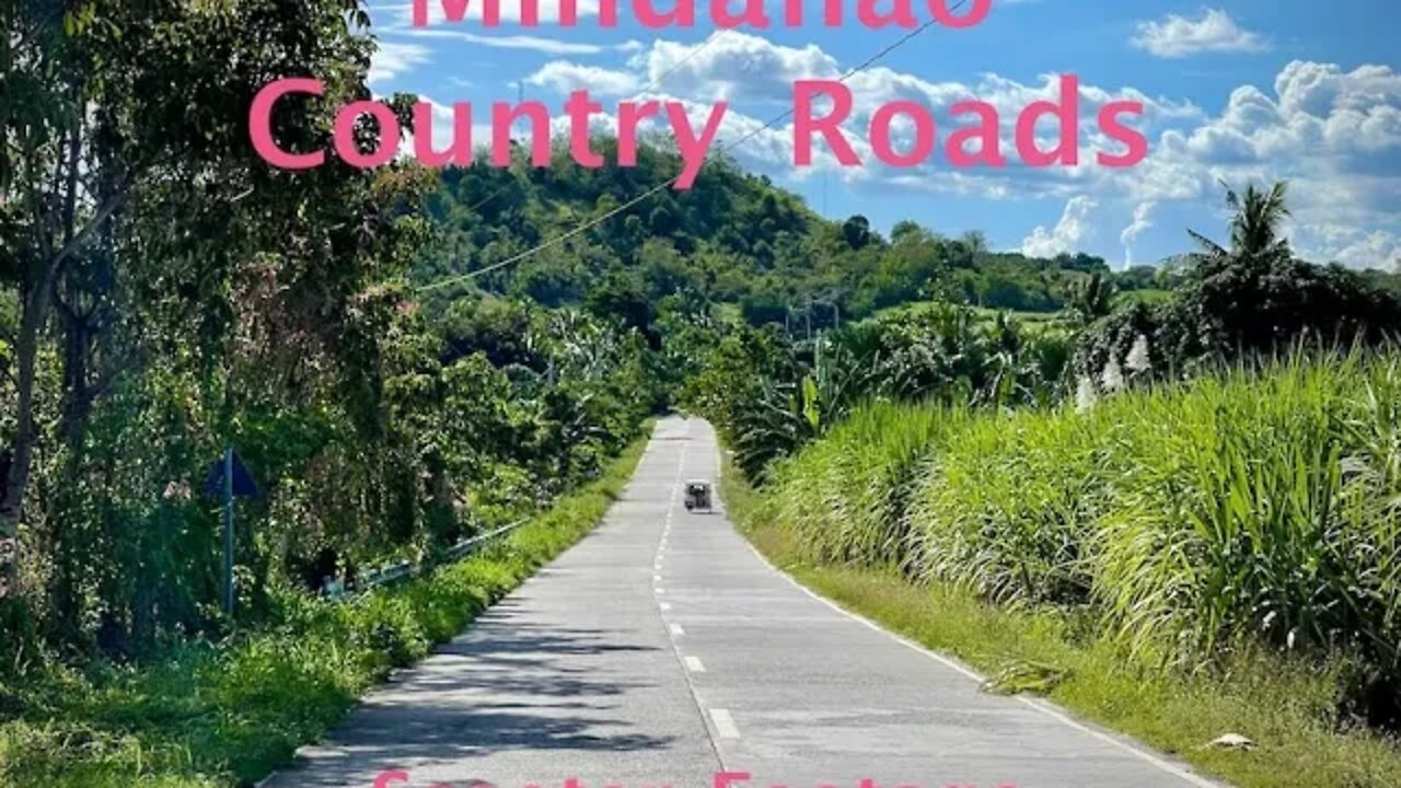 Mindanao Country Roads, Scooter Footage. Philippines