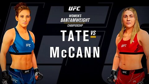 EA Sports UFC 4 Gameplay Molly McCann vs Miesha Tate