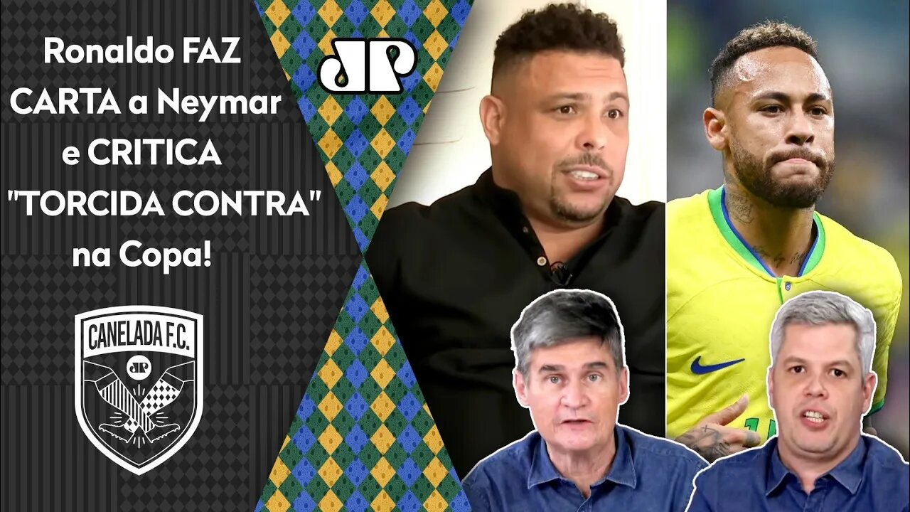 "ISSO É CRUELDADE! Coisa de..." Ronaldo DEFENDE Neymar, DETONA "TORCIDA CONTRA" e GERA DEBATE!