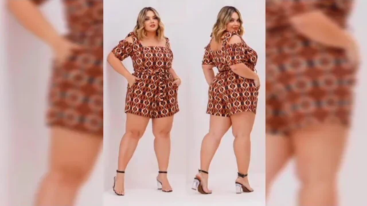 ✔️ CONJUNTO PLUS SIZE COM LAÇO