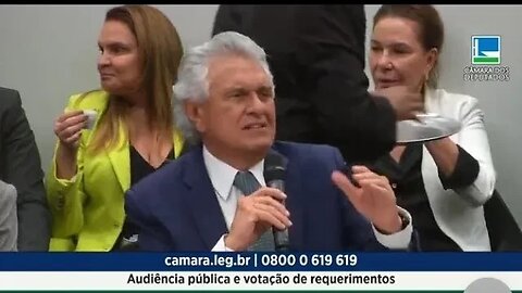 RONALDO CAIADO GOVERNADOR DO ESTADO DE GOIÁS NA CPI DO MST