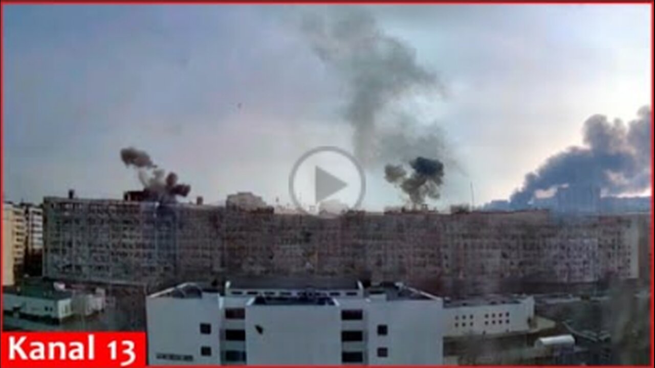 New footage from Russia’s Belgorod region where fighting continues