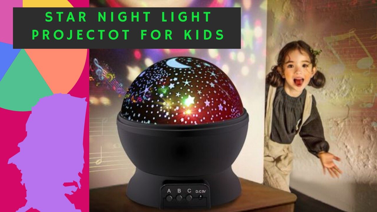 Star Projector Night Light for Kids, Gifts for 3-12 Year Old Girls Boys Kids Night Light Projector #Star_Projector_Night_Light_for_Kids