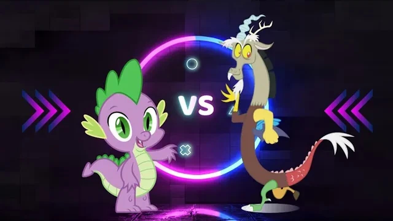 Crypto battles. 2 Season: My little pony. 7 Episode: Spike vs Discord.