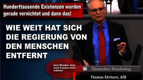 Hunderttausende Existenzen wurden gerade vernichtet und dann das, Thomas Ehrhorn AfD