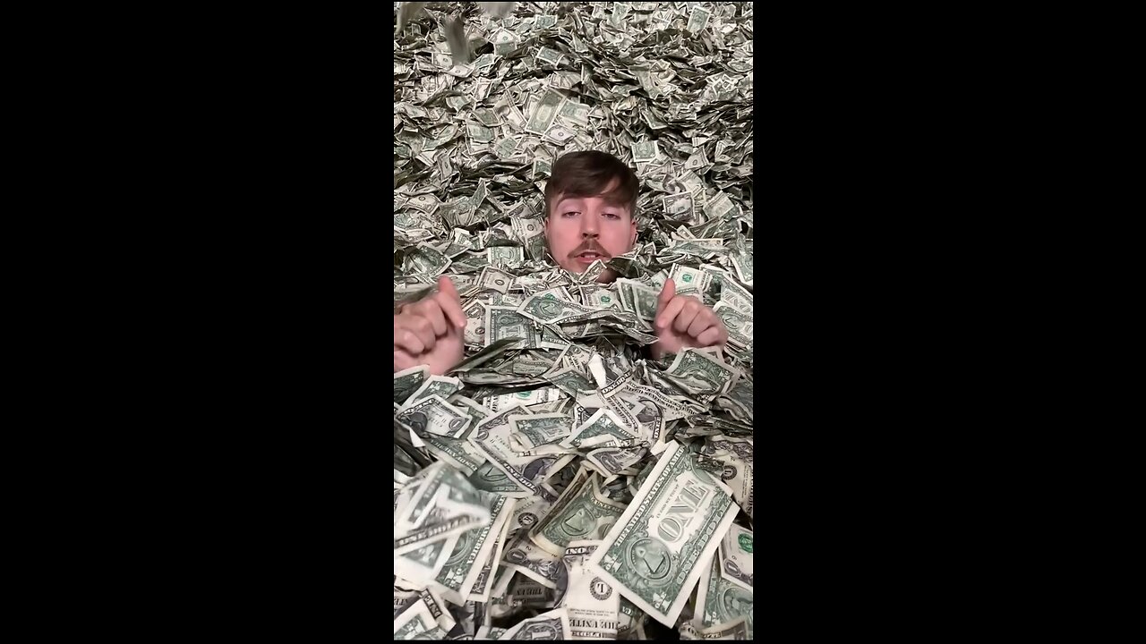 I Filled A Swimming Pool With Money! #mrbeast