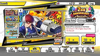 My Hero Ultra Impact 2nd Anni Ticket Recruit #9