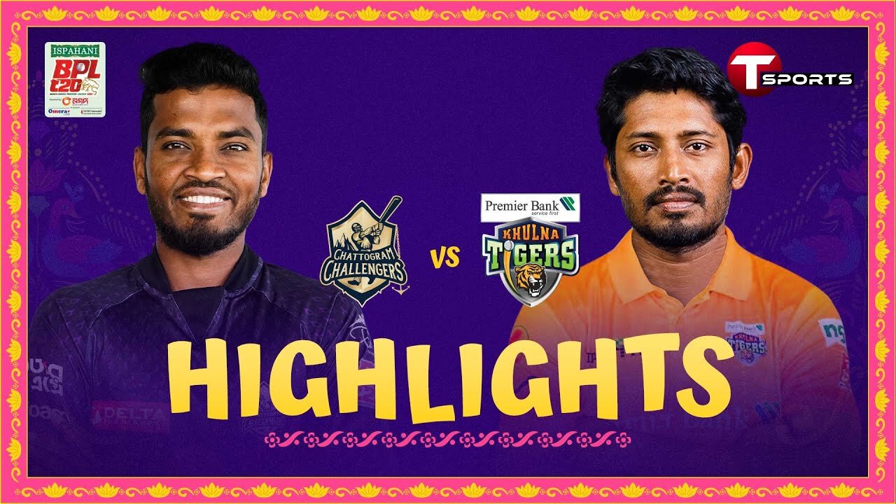 Highlights _ Chattogram Challengers vs Khulna Tigers _ BPL 2024 _ Match 4