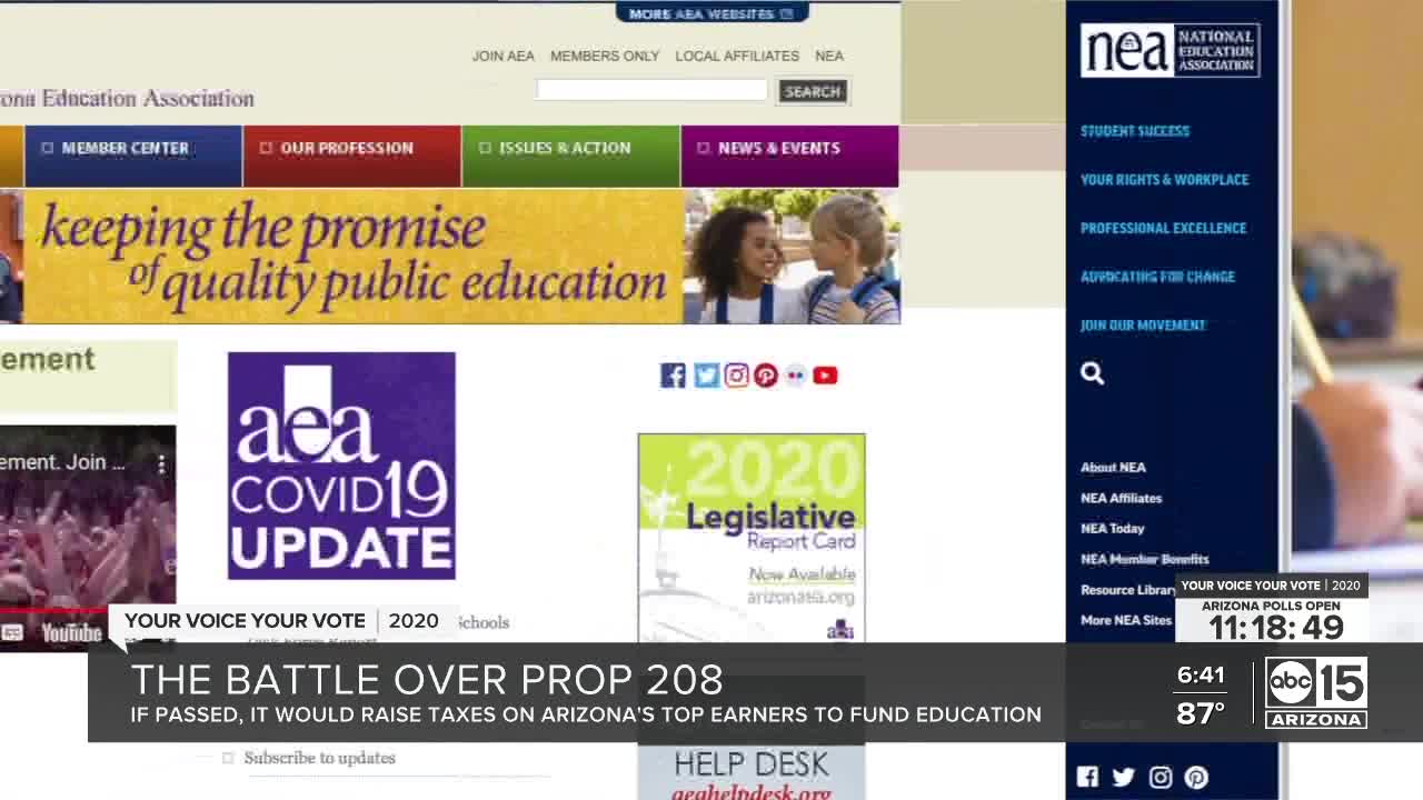 The battle over Proposition 208 in Arizona