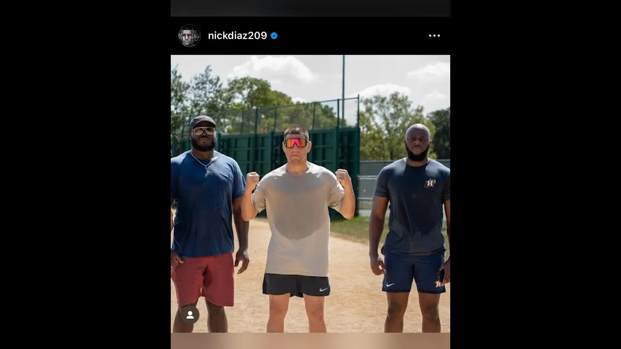 Nick Diaz training with The Black Beast Derrick Lewis