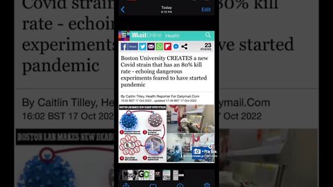 BREAKING NEWS: NEW COVID STRAIN …
