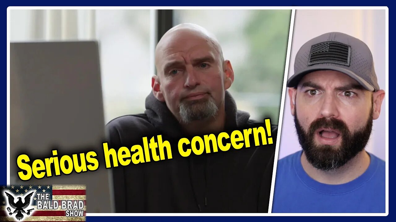 Democrat Senate Candidate Fetterman requires closed caption