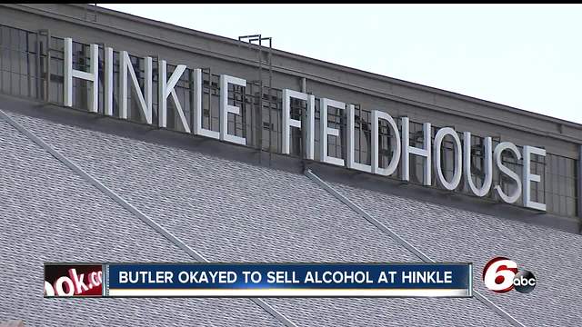 Beer, wine sales on the way to Hinkle Fieldhouse at Butler University