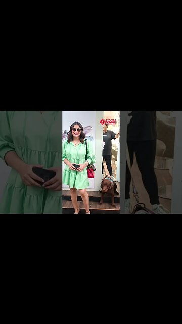 Bipasha Basu ALMOST falls while getting down from the stairs 😱📸 #shorts