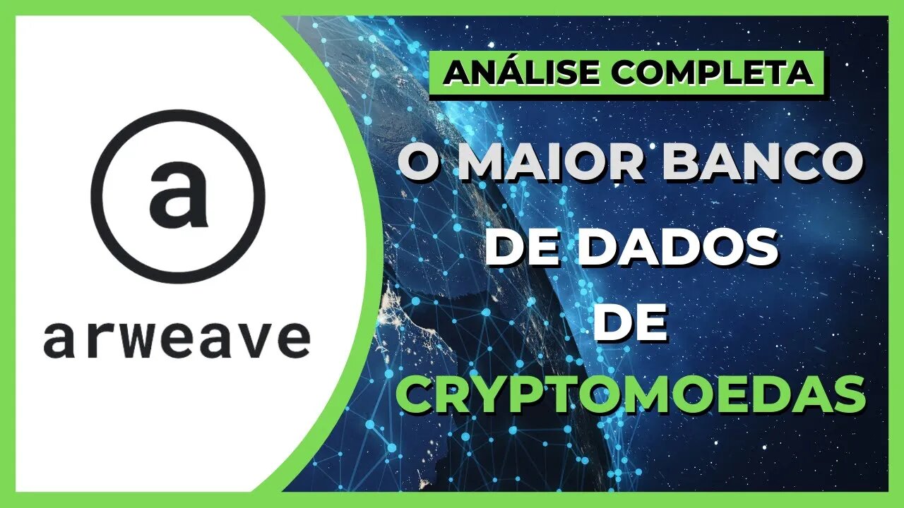 ARWEAVE - O MAIOR BANCO DE DADOS DE CRYPTOMOEDAS