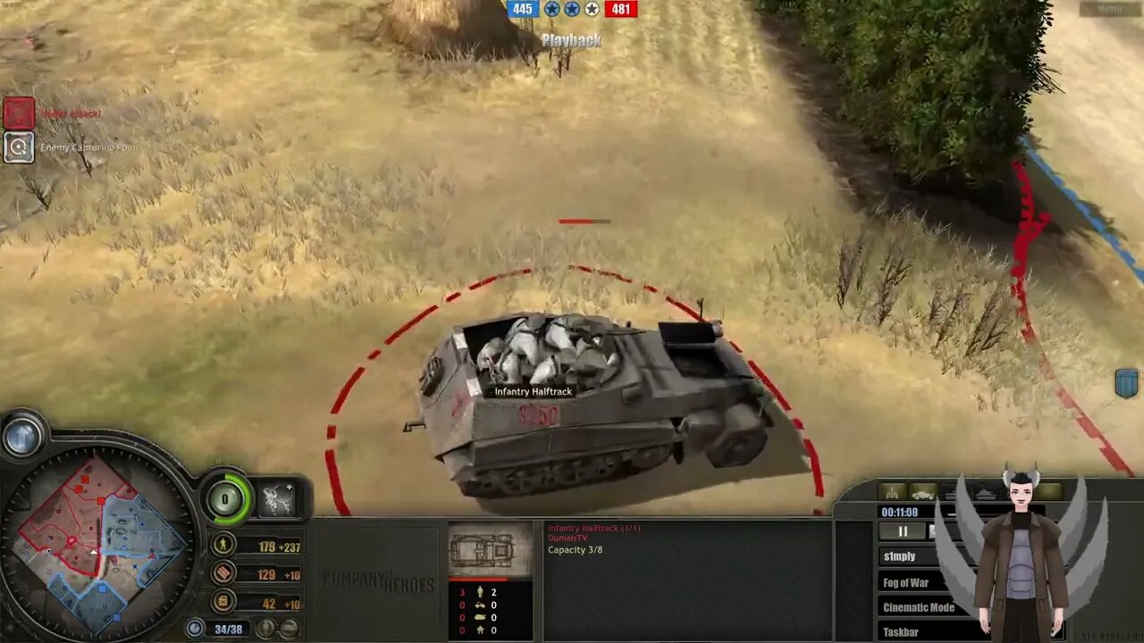 DumaisTV (PE) vs Simply (US) || Company of Heroes 1