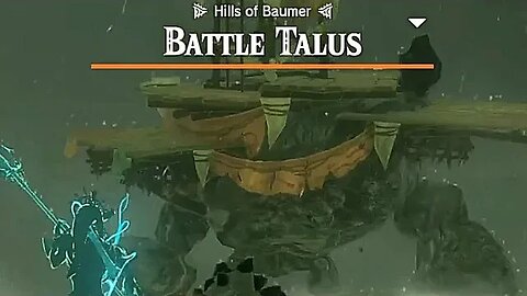 Defeating Battle Talus (Hills of Baumer) - The Legend of Zelda: Tears of the Kingdom