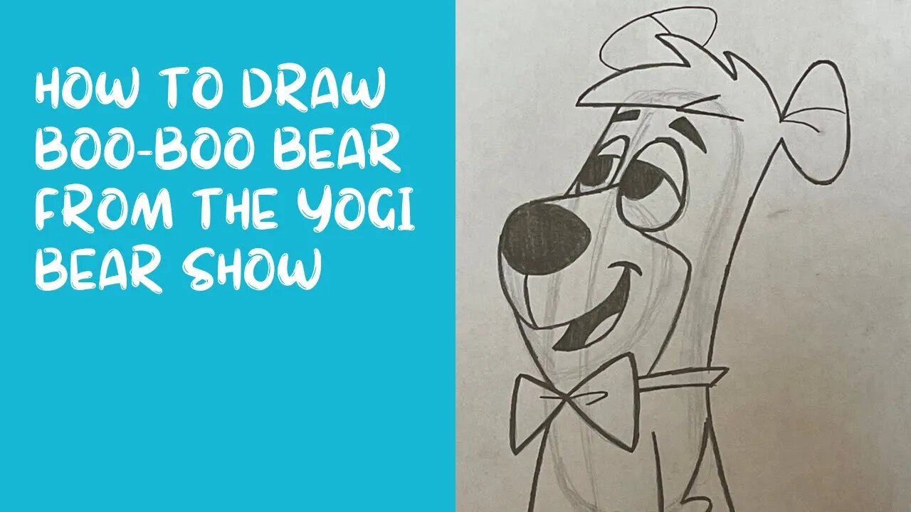 How to Draw Boo Boo Bear from the Yogi Bear Show