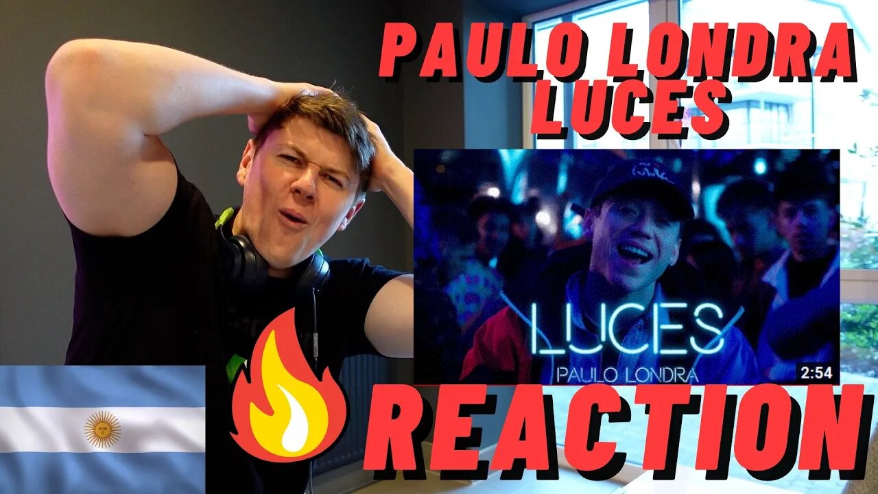 Paulo Londra - Luces (Official Video) ((IRISH MAN REACTION!!))