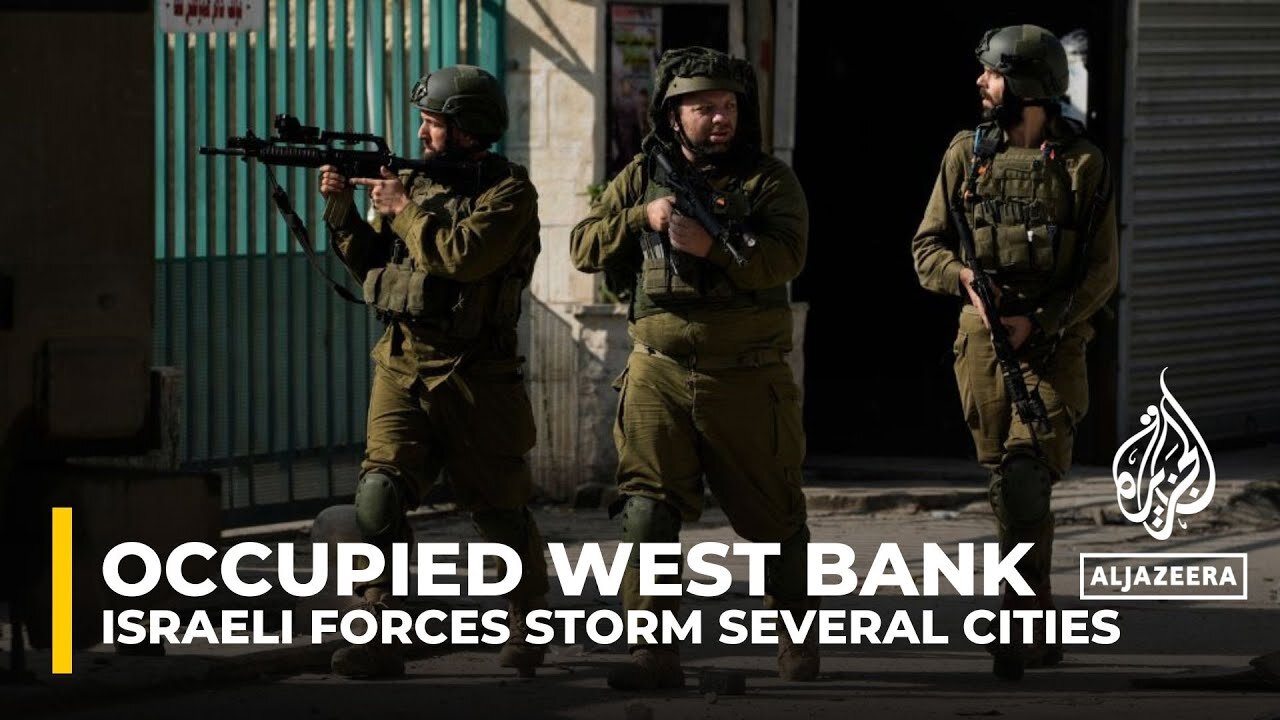 Israeli forces storm several cities in the occupied West Bank, make arrests | BBH NEWS