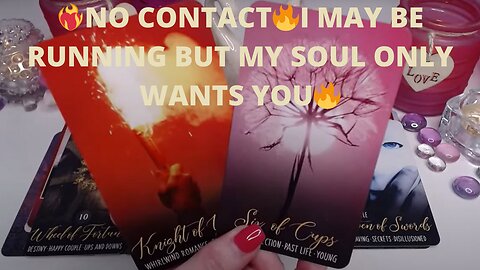 ❤️‍🔥NO CONTACT🔥I MAY BE RUNNING BUT MY SOUL ONLY WANTS YOU🔥 KEEPING TABS ON YOU📞💌 NO CONTACT LOVE ✨