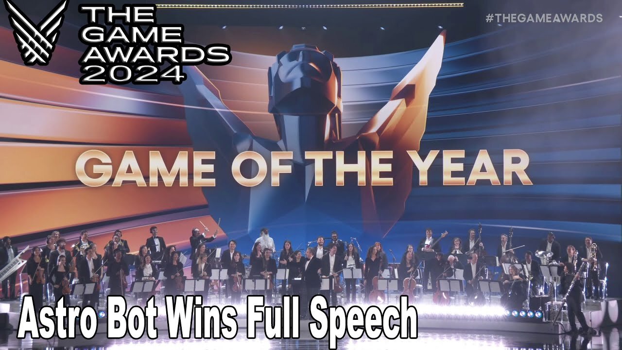 Astro Bot Wins The Game of the Year 2024 Full Speech The Game Awards 2024