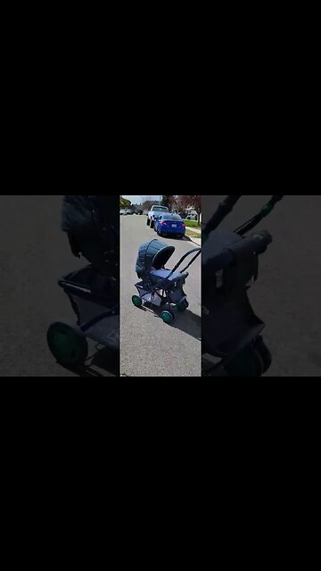 RUN AWAY baby, stop that stroller! #shorts