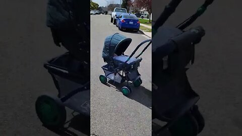RUN AWAY baby, stop that stroller! #shorts