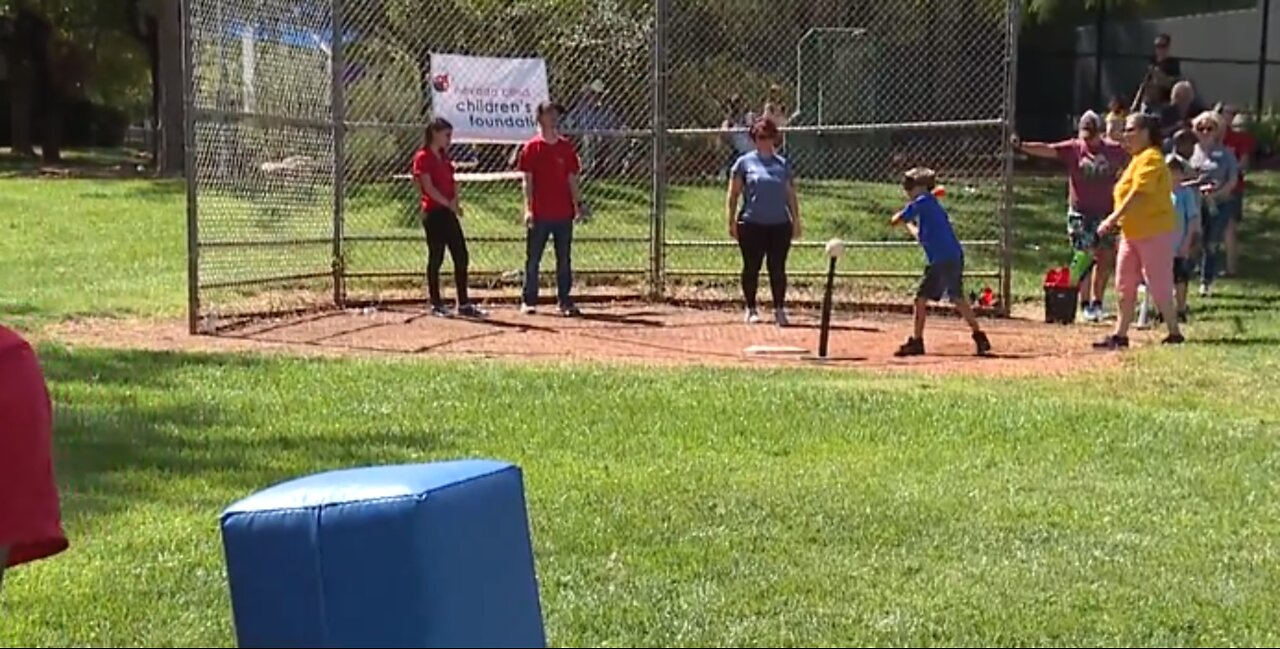 Nevada Blind Children's Foundation hosts beep baseball game