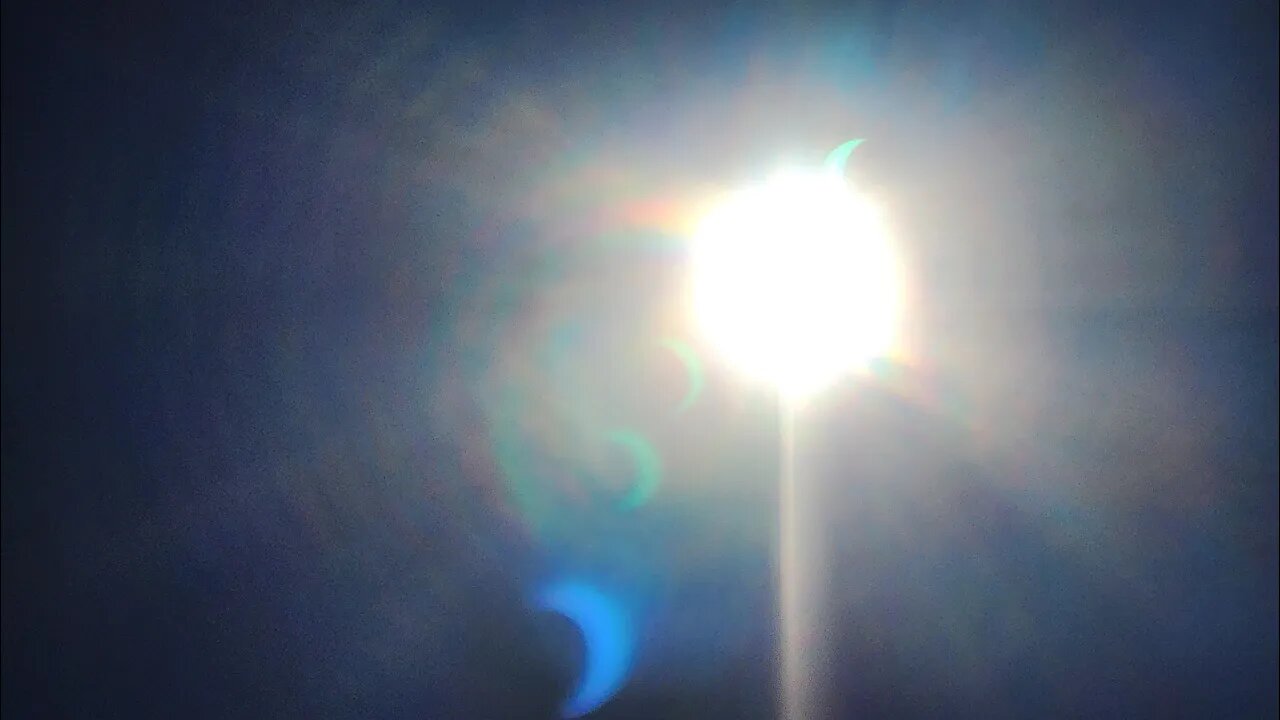 Solar Eclipse October 14, 2023 - Samsung Galaxy S22 Ultra and GoPro HERO8