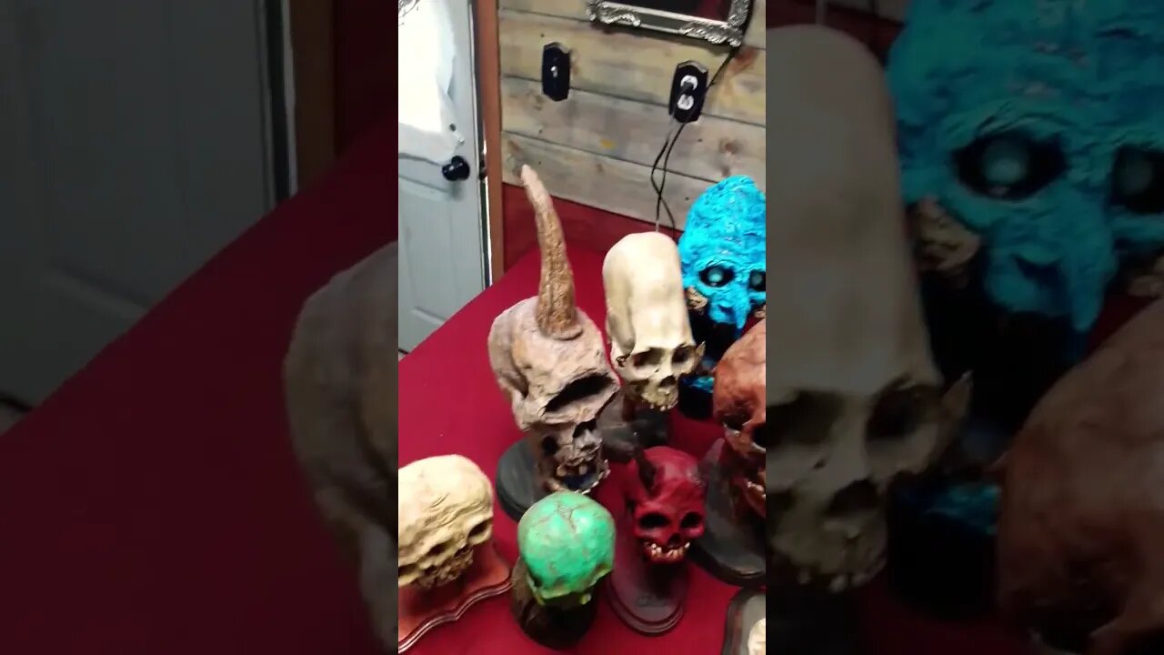 MYTHICAL MONSTER SKULL COLLECTION video SNEAK PEEK!!! #shorts #halloween #skull