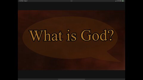 What is God?